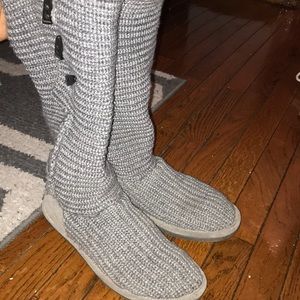 BearPaw Knit Tall Boots